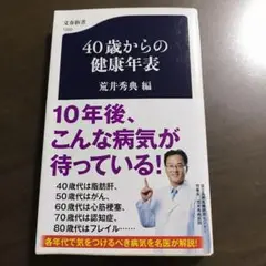 40歳からの健康年表