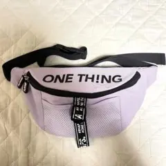 ONE THING ボディバッグ ラベンダー