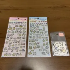 ちいかわ　ぷっくりあしーる　スマホに貼れるサイズのクリアステッカー(アラーム)