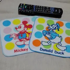 ディズニー★タオルハンカチ　2枚セット