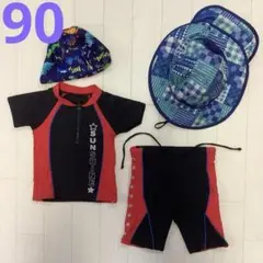 男の子　90 水着　帽子　水遊び　水泳　保育園　ラッシュガード　まとめ売り　夏