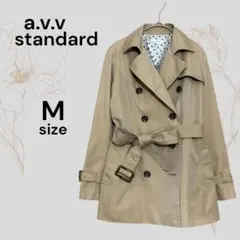 a.v.v standard 美品 アーヴェヴェ トレンチコート ベージュ M