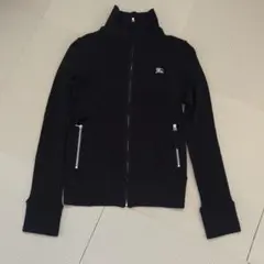 BURBERRY BLUE LABEL ロゴ ジップアップ　ニット