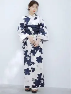Dita 浴衣 帯 下駄 3点セット　夕凪の和調古典のサムネイル