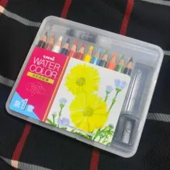 【お値下げしました！】uni水彩色鉛筆　12色セット