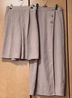 ショートパンツ/ラップスカートセット