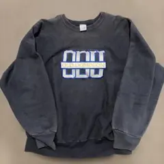 ~90s アメリカ製 カレッジロゴスウェット ネイビー フェード XL