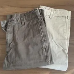 UNIQLO チノパンツ 2色セット