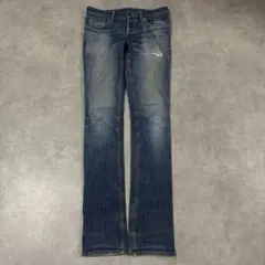 2000s Shellac damage skinny denim pantsのサムネイル