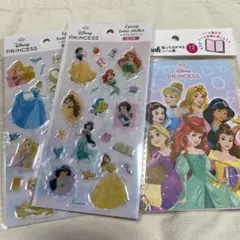 プリンセス　ディズニー　シール帳　シール