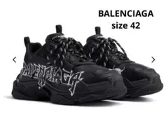 超美品箱付き 最安値 幻 BALENCIAGA Runner Black 42 - メルカリ