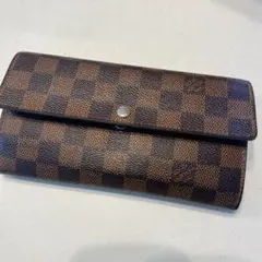 ルイヴィトン ダミエ ポルトフォイユサラ長財布