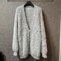 GU　フェザーニットカーディガン