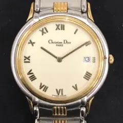 Christian Dior 腕時計 クォーツ クリーム文字盤　稼働品のサムネイル