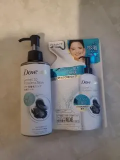 Dove Secret to Poreless Skin 洗顔ジェル 本体と詰替のサムネイル