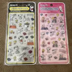 【未開封】スヌーピー SNOOPY ボンボンドロップシール 風 ぷくぷくシール