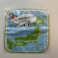 【新品未開封】JAL ミニタオル 飛行機デザイン