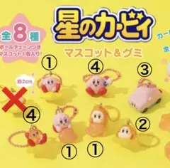 星のカービィ マスコット＆グミ　16点セット