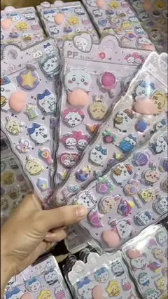 【即購入可】ちいかわ ぷくぷく お尻3D 立体シールハチワレ・うさぎポップシール