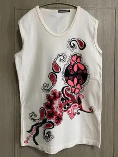 FRAPBOIS花柄ペイズリー ノースリーブ Tシャツのサムネイル