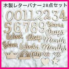 木製レターバナー