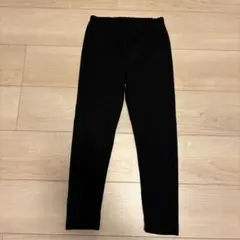 キッズ　裏起毛ズボン　黒　120㎝