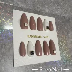ネイルチップ 春色ネイル