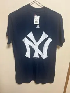 新品タグ付 マジェスティック ヤンキース クーパーズタウン Tシャツ 紺 Sのサムネイル
