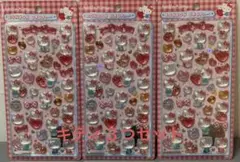 【正規品】ボンボンドロップシール　キティ 赤 サンリオ 第二弾