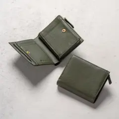 h*i様 MURA 牛革 シュリンクレザー二つ折り財布のサムネイル