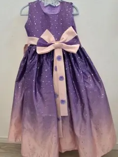 ドレス 紫 ピンク グラデーション