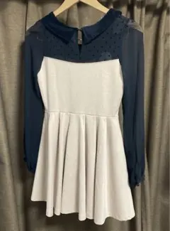 ワンピース　長袖　ONE-WAY Mサイズ