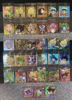 ドラゴンボール 超戦士シールウエハース超 激突の戦士たち 全33種 フルコンプ