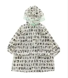 BREEZE アルファベットプリント レインコート