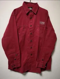 HOBO レッド 長袖シャツのサムネイル