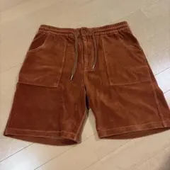 ナノユニバース、 コーデュロイ ショートパンツ ブラウン サイズLのサムネイル