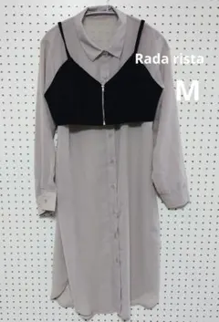 Radarista シアー長袖シャツ ワンピース ビスチェ Mサイズのサムネイル