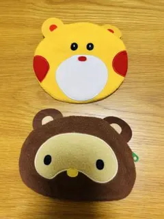 ハローキティ なかよし！ふわふわフェイスポーチ