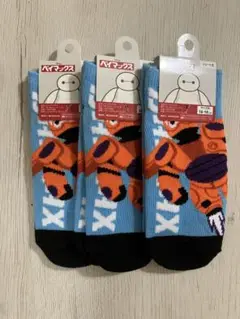 【店舗品薄】セリア ベイマックス 靴下 16~18cm 3点セット【匿名配送】
