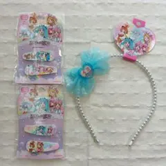 ひろがるスカイ！プリキュア カチューシャ ヘアピン 計3点セット★ブルー