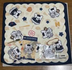 タイトーくじ　サンリオ×侍ジャパン　E賞　ハンドタオル　はなまるおばけ