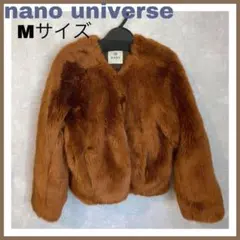 セール中✨ nano universe ファー コート ミドル丈 防寒 上品