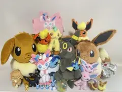 ポケモン　ブイズ　ぬいぐるみ　フィギュア