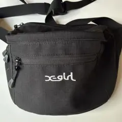 X-girl エックスガール　ショルダーバッグ　クロ