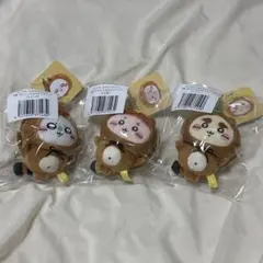 ちいかわ　たぬきだもんくじ　C賞　モモンガ　カニちゃん　シーサー