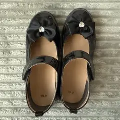 黒いフォーマルシューズ 19.0 サイズ