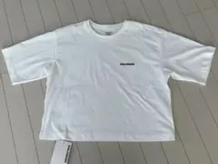 今季完売新品SALOMON LOGO SHORT TEE 白TシャツMレディースのサムネイル