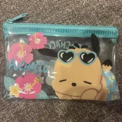 セリア　日焼けサンリオポチャッコ クリアポーチのサムネイル