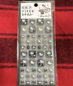 ハローキティ　カットピースシール　ヒョウ柄 ギャル　サンリオ