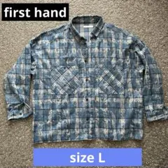 美品‼️Firsthand ダメージ加工長袖シャツ Lサイズ